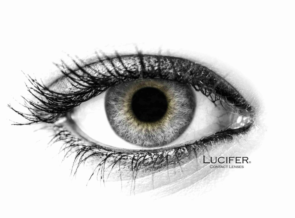 Lucifer Barevné čočky - dioptrické - Cloud Deep Gray (2 čočky) - -1.00