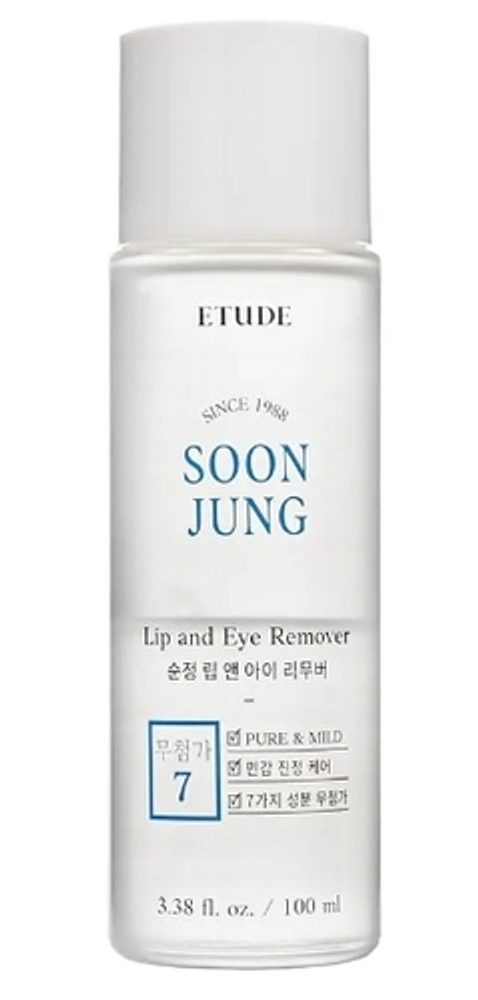 ETUDE Soon Jung Odličovač očí a rtů Lip and Eye Remover (100 ml)