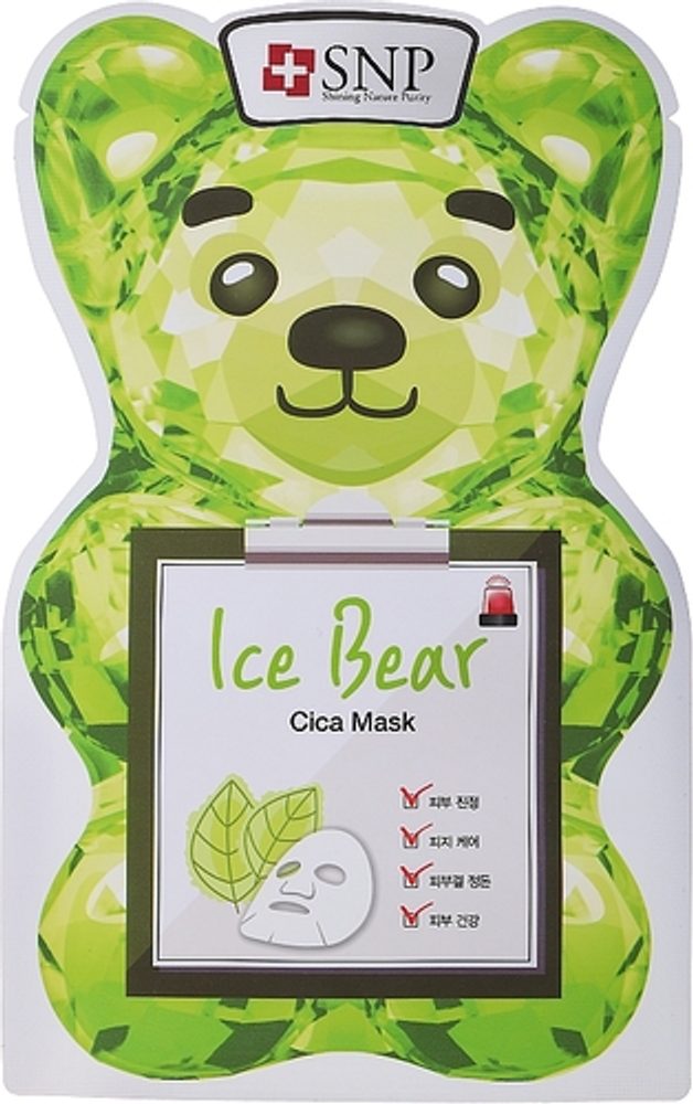 SNP Plátýnková maska Ice Bear Cica Mask