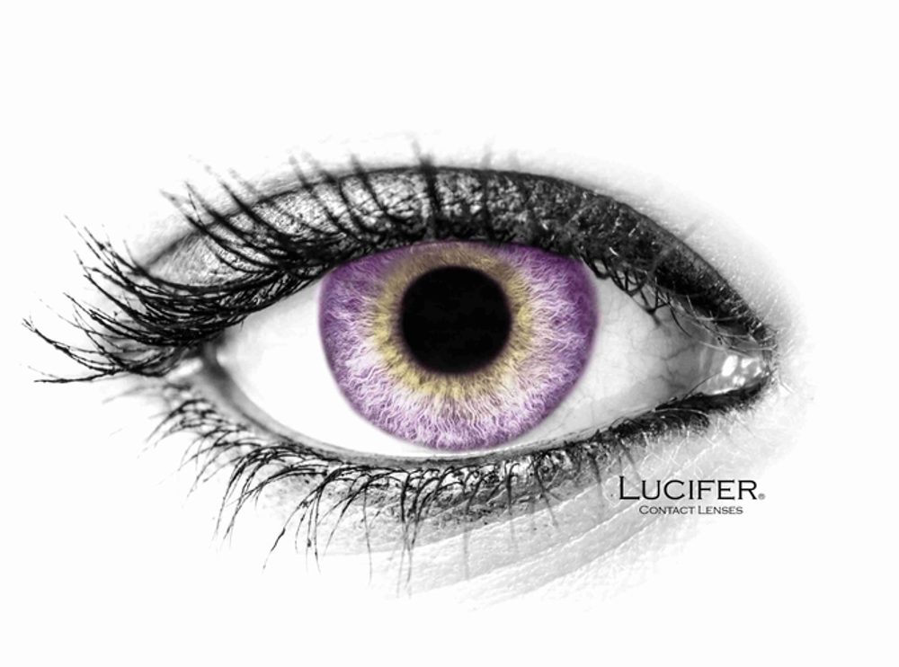 Lucifer Barevné čočky - nedioptrické - Cloud Violet (2 čočky)