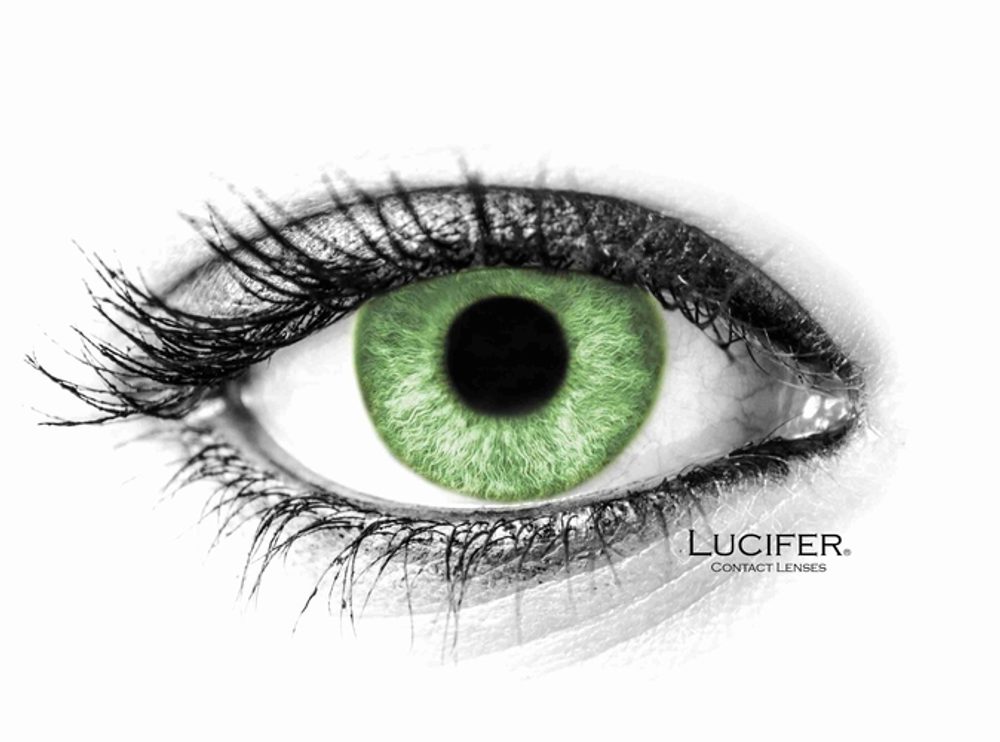 Lucifer Barevné čočky - nedioptrické - Itself Green (2 čočky)