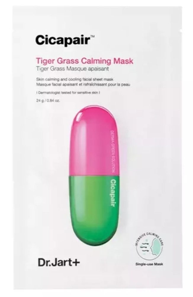 Dr. Jart+ DR.JART+ Plátýnková maska Cicapair Tiger Grass Calming Mask