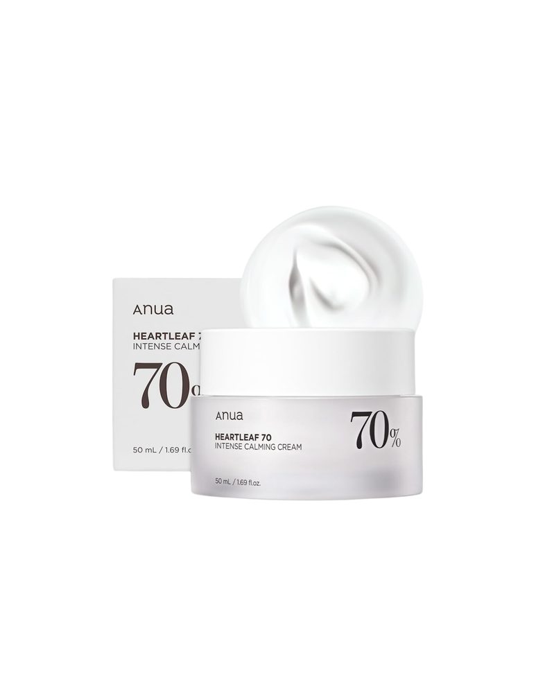 ANUA Zklidňující a hydratační pleťový krém Heartleaf 70 Intense Calming Cream (50 ml)
