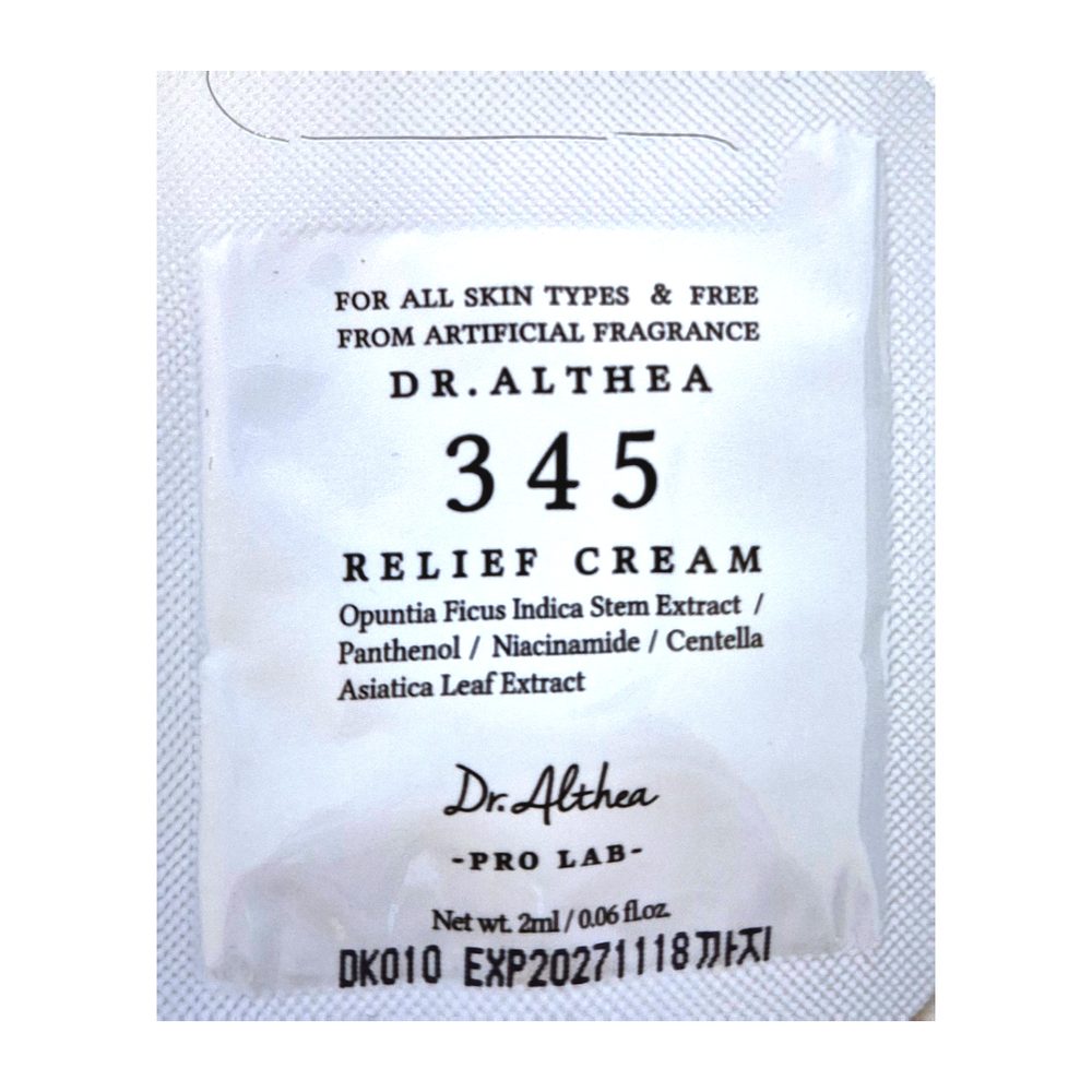 Dr. ALTHEA Pleťový krém 345 Relief Cream VZOREK