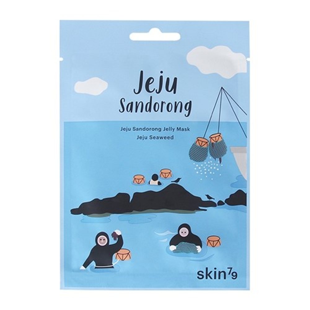 SKIN79 Plátýnková maska Jeju Sandorong Jelly Mask Seaweed