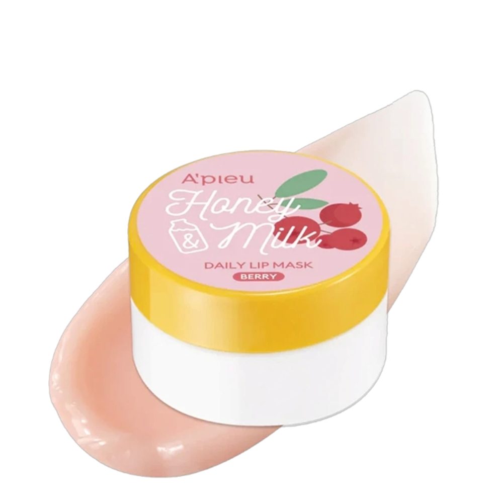 A'PIEU Maska a balzám na rty Honey Milk Daily Lip Mask - Berry