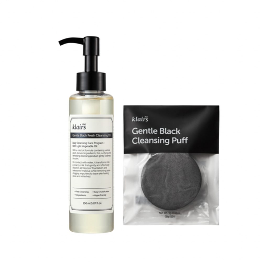 KLAIRS Čistící o odličovací olej Gentle Black Deep Cleansing Oil (150ml)