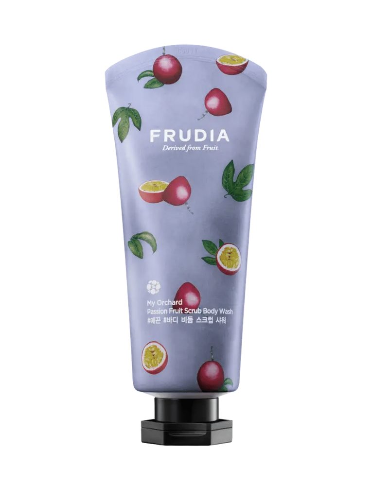 FRUDIA Sprchový gel a tělový peeling My Orchard Passion Fruit Scrub Body Wash