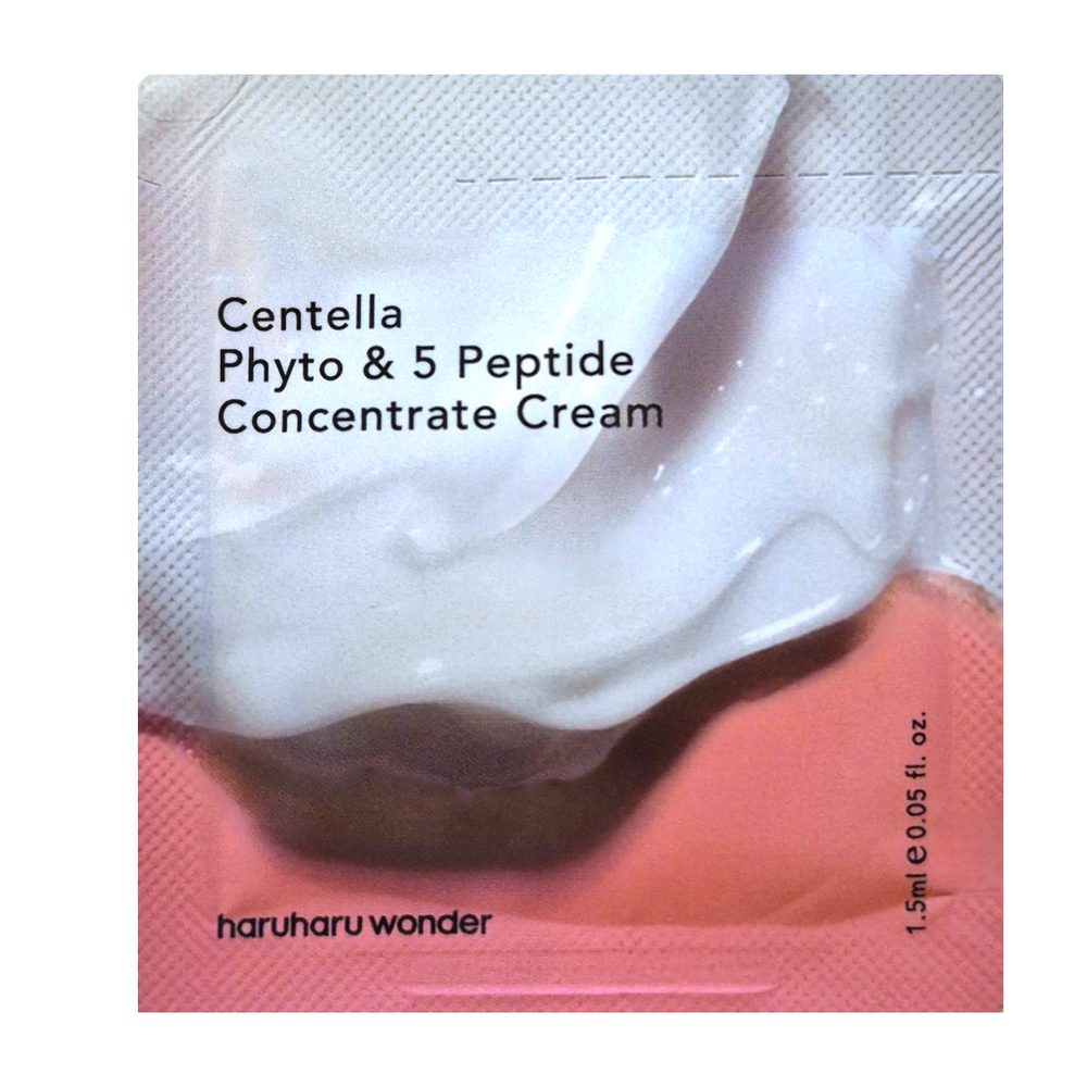 HARUHARU WONDER Pleťový krém Centella Phyto & 5 Peptide Concentrate Cream VZOREK