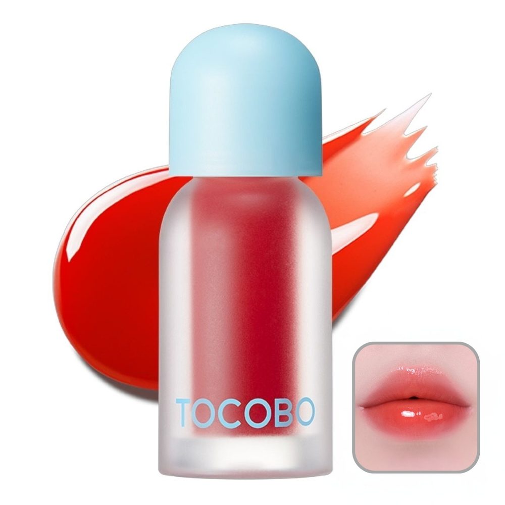 TOCOBO Lsk na rty s plump efektem Juicy Berry Plumping Lip Oil #01 Chill Red