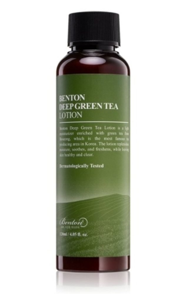 BENTON Hydratační pleťové mléko Deep Green Tea Lotion (120 ml)