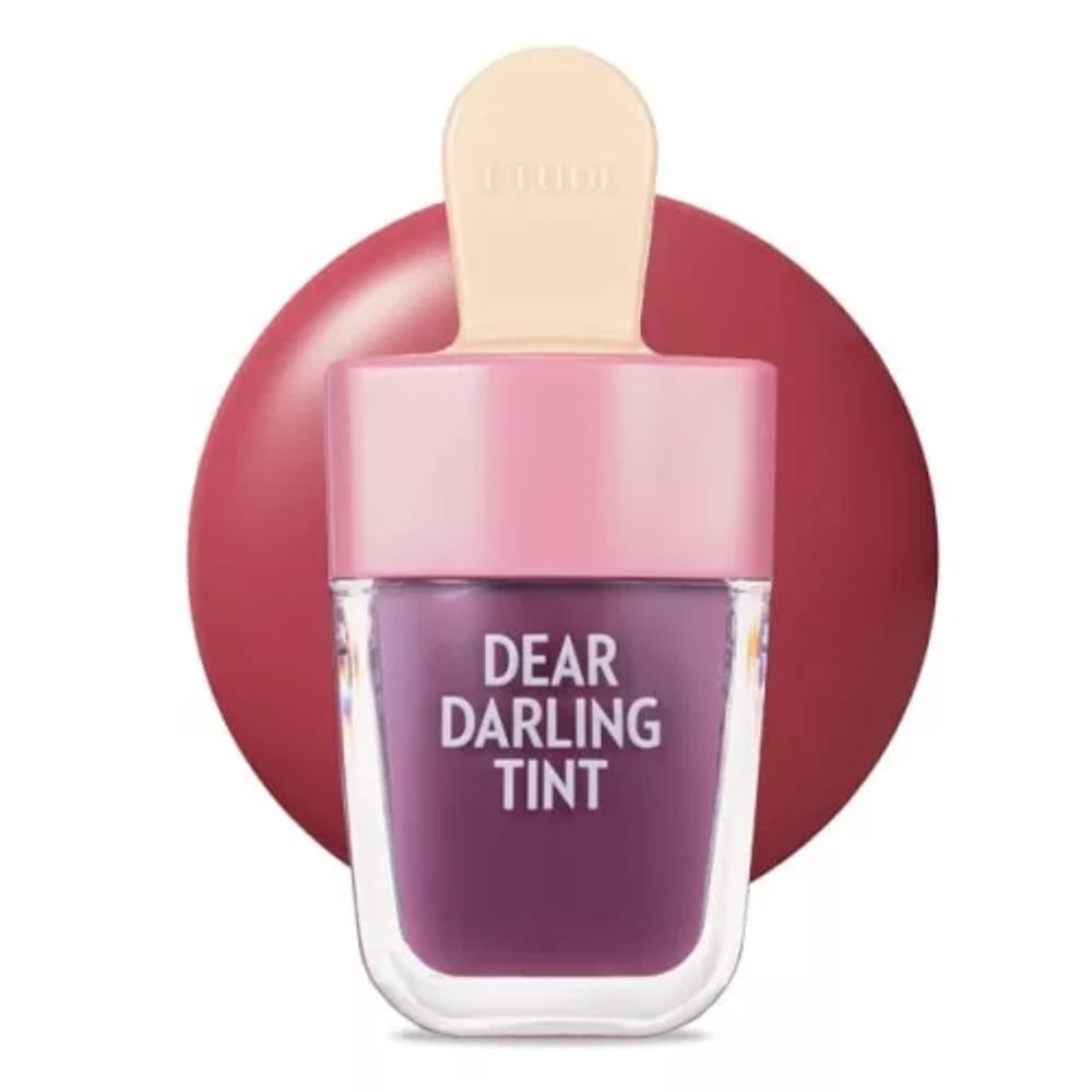 ETUDE Hydratační tint na rty Dear Darling Water Gel Tint Ice cream PK004 Red Bean Red