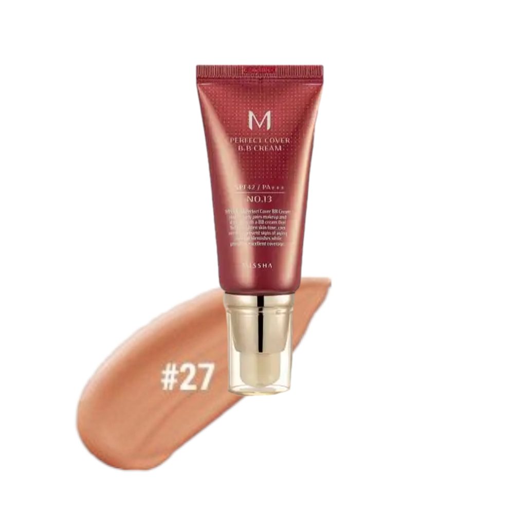 MISSHA BB krém M Perfect Cover BB Cream (50 ml) - #27 Honey Beige