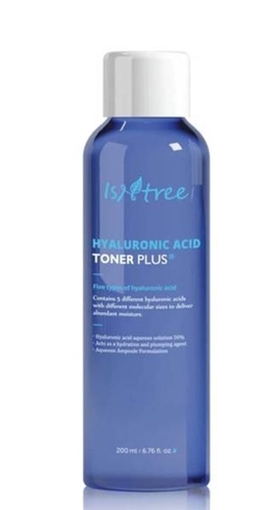 ISNTREE Silné hydratační tonikum Hyaluronic Acid Toner Plus (200 ml)