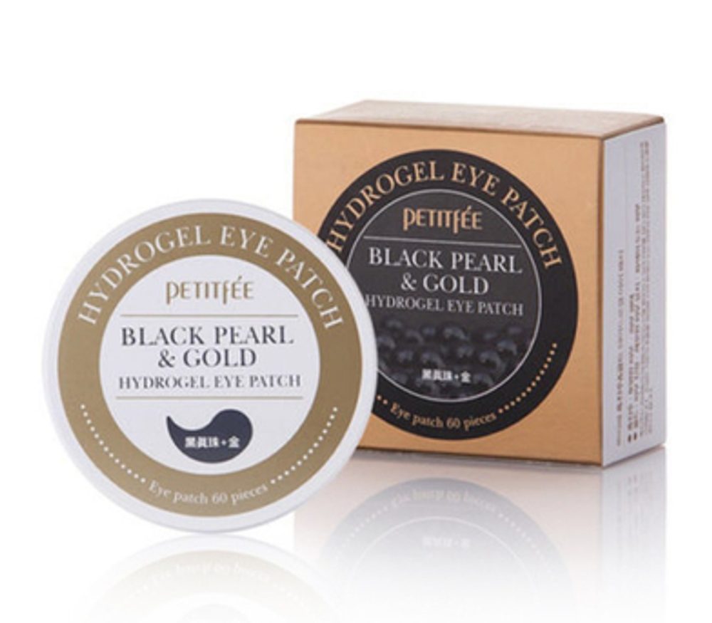 Petitfée PETITFÉE Hydrogelové masky pod oči Black Pearl and Gold Hydrogel Eye Patch (60 ks)