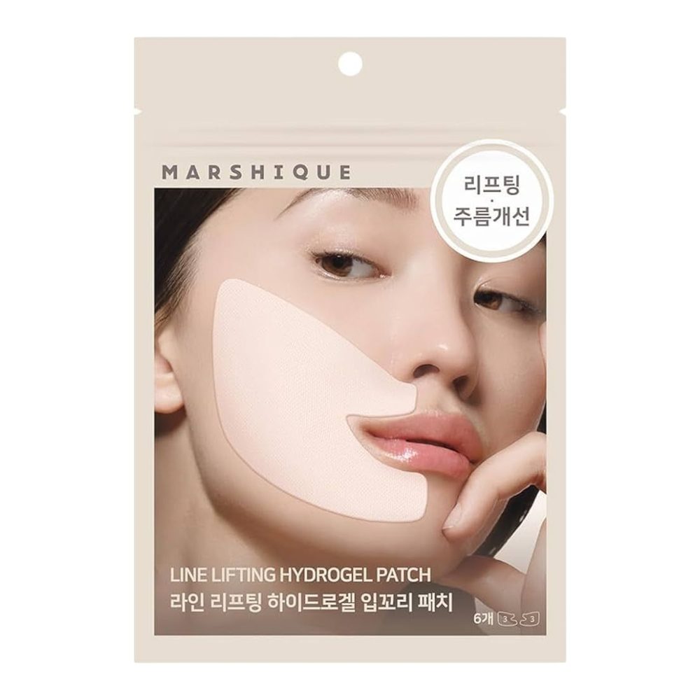 MARSHIQUE Lifting náplasti na vrásky kolem úst Line Lifting Hydrogel Smile Line Patch