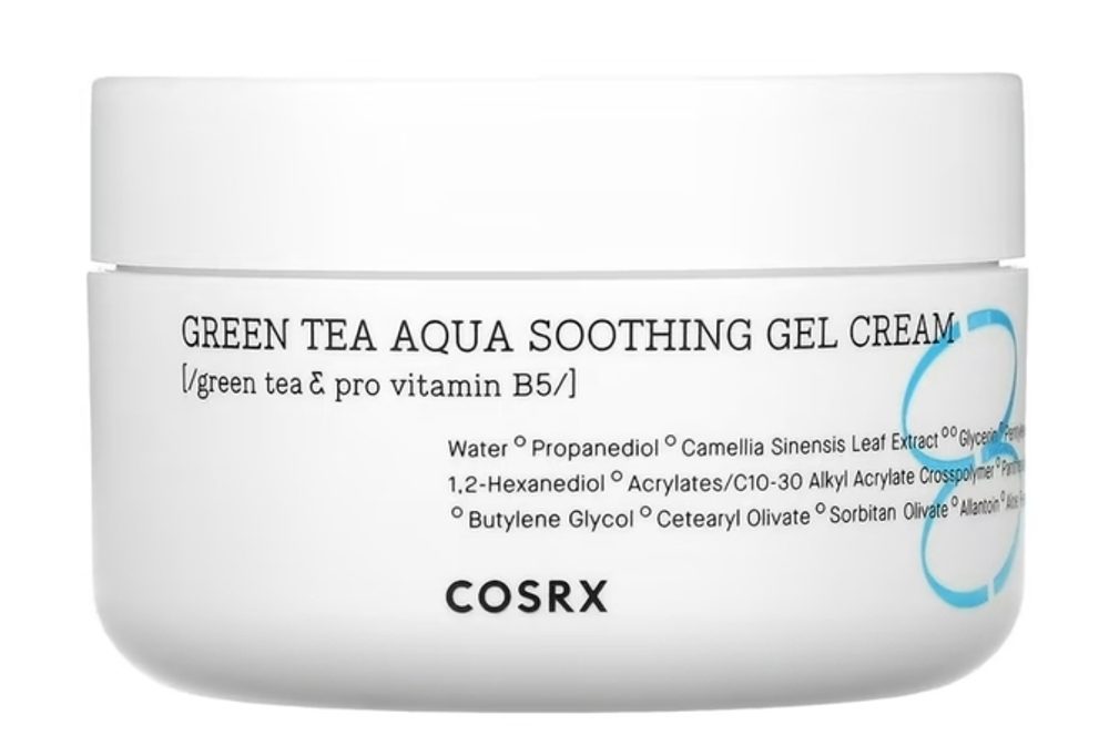COSRX Zklidňující pleťový krém Hydrium Green Tea Aqua Soothing Gel Cream (50 ml)