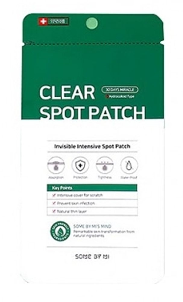 SOME BY MI Hojivé voděodolné náplasti na akné 30 Days Miracle Clear Spot Patches (18 ks)