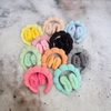 Cosmetic headband and anti-wicking bracelets - blue