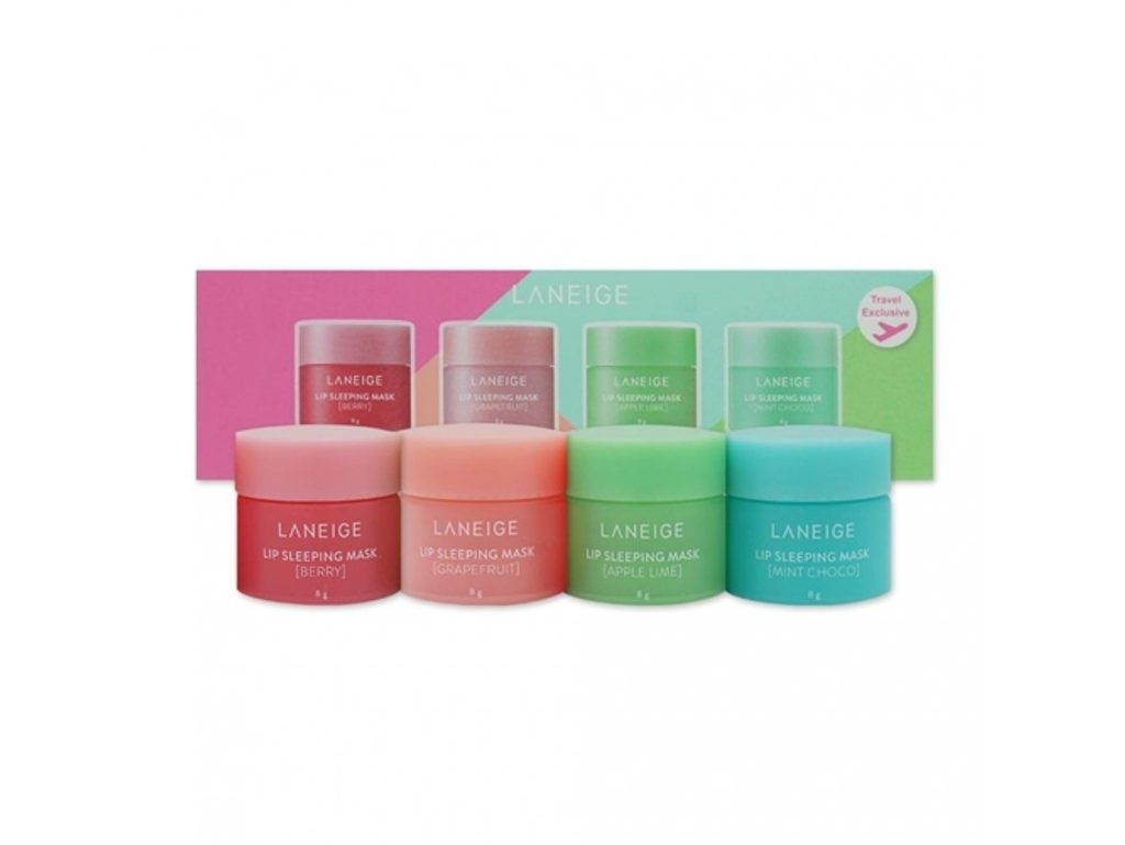 BB-cream.cz - LANEIGE Set balzámů a nočních masek na rty Lip Sleeping Mask  EX Mini Kit 4 Scented Collections (4 x 8g) - Laneige - Pleť