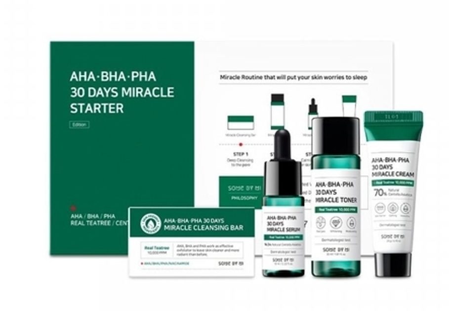 Some By Mi] AHA BHA PHA 30 Days Miracle Starter Kit – Pleea Cosmetics®