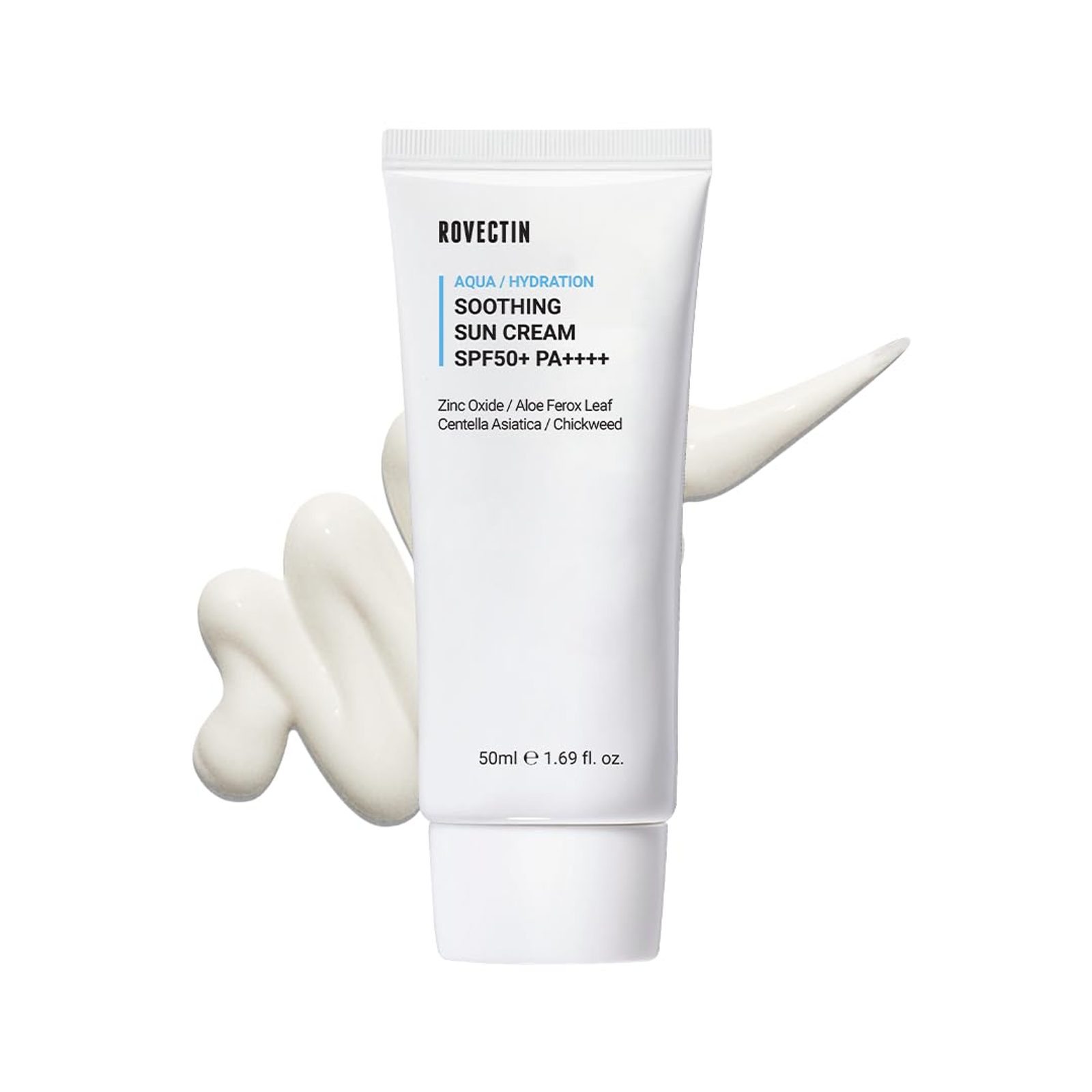 ROVECTIN Essentials Aqua Soothing UV Protector SPF 50+ PA++++ (50 ml ...
