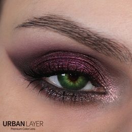 Barevné čočky - dioptrické - CLOUD CHOCO (2 čočky)