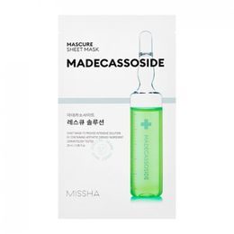 MISSHA Plátýnková maska Mascure Rescue Solution Sheet Mask - Madecassoside