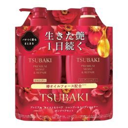 SHISEIDO TSUBAKI Premium Moist & Repair Shampoo & Treatment (400 ml + 400 ml)