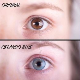 Barevné čočky (2 čočky) Orlando Blue