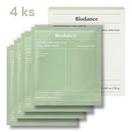BIODANCE Hydrogelová pleťová maska Refreshing Sea Kelp Real Deep Mask (4 ks)