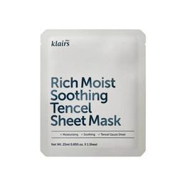 KLAIRS Plátýnková maska Rich Moist Soothing Tencel Sheet Mask