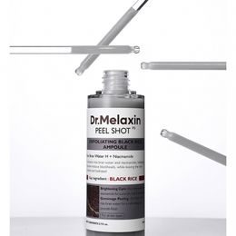 Dr. MELAXIN Exfoliační pleťová ampule Peel Shot Exfoliating Black Rice Ampoule (80 ml)