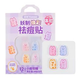 YAOZHI Náplasti na akné Cute Radiance Acne Pimple Patch - Gummy Bear (12 nálepek)