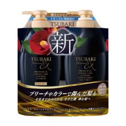 SHISEIDO TSUBAKI Prémiový šampon a kondicioner Premium EX Damage Care & Repair Shampoo & Treatment (400 ml + 400 ml)