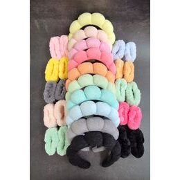 Cosmetic headband and anti-wicking bracelets - green