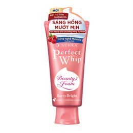 SHISEIDO SENKA Čisticí pleťová pěna Senka Perfect Whip Berry Bright Beauty Face Foam (100 g)