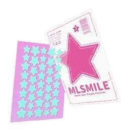 MLSMILE Barevné náplasti na akné Smile Star Pimple Patches - #02 Blue (40 ks)