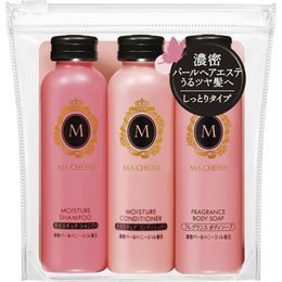 SHISEIDO Set vlasové a tělové kosmetiky Ma Cherie Moisture Hair & Body EX Travel Set (3 x 50 ml)