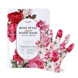 PETITFEE & KOELF Rose Petal Satin Hand Mask (1 pair)
