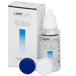Roztok na kontaktní čočky Laim Care (50ml) + pouzdro