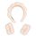 Cosmetic headband and bracelets against water leakage - powder color