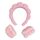 Cosmetic headband and anti-wicking bracelets - pink