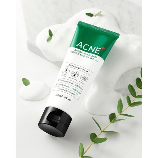 SOME BY MI Čisticí pěna AHA-BHA-PHA Miracle Acne Clear Foam (100 ml)