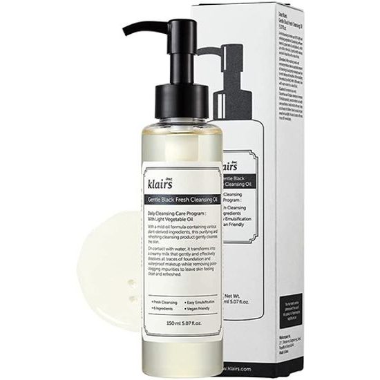 Klairs Čistící o odličovací olej Gentle Black Deep Cleansing Oil (150ml)