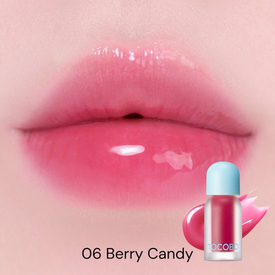 TOCOBO Lesk na rty s plump efektem Juicy Berry Plumping Lip Oil #06 Berry Candy
