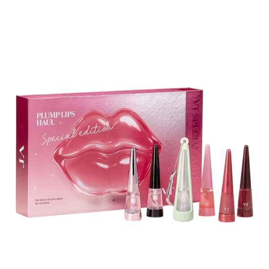 VT COSMETICS Set lesků na rty s výživou a efektem objemu Plump Lips Haul Special Edition Box