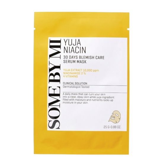 SOMEBYMI Rozjasňující plátýnková maska Yuja Niacin 30 Days Blemish Care Serum Mask