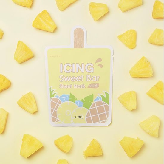 A'PIEU Plátýnková maska Icing Sweet Bar Sheet Mask - Pineapple