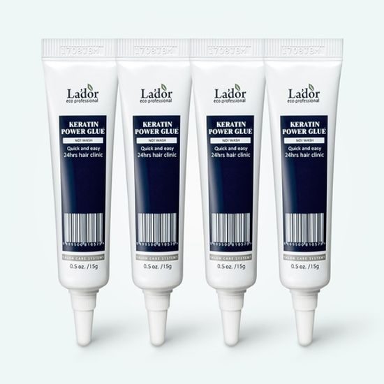 Lador Regenerační esence na vlasy Keratin Power Glue Ampoule (4 x 15 g)